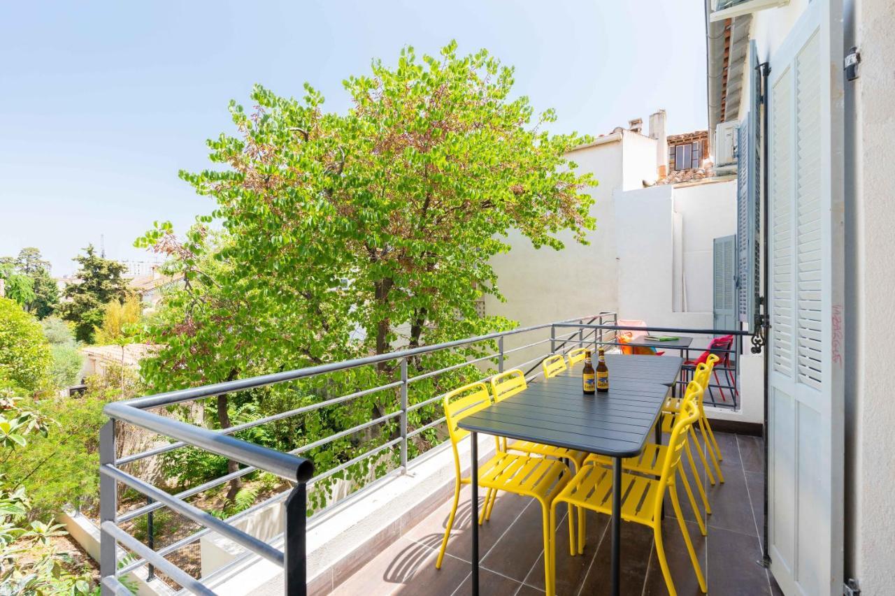 Le Concorde 3 - Appartement 2 Chambres - 8 Pers - Terrasse - Clim Marsilia Exterior foto